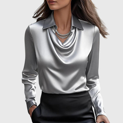 Clara Blouse met Luxe Glans