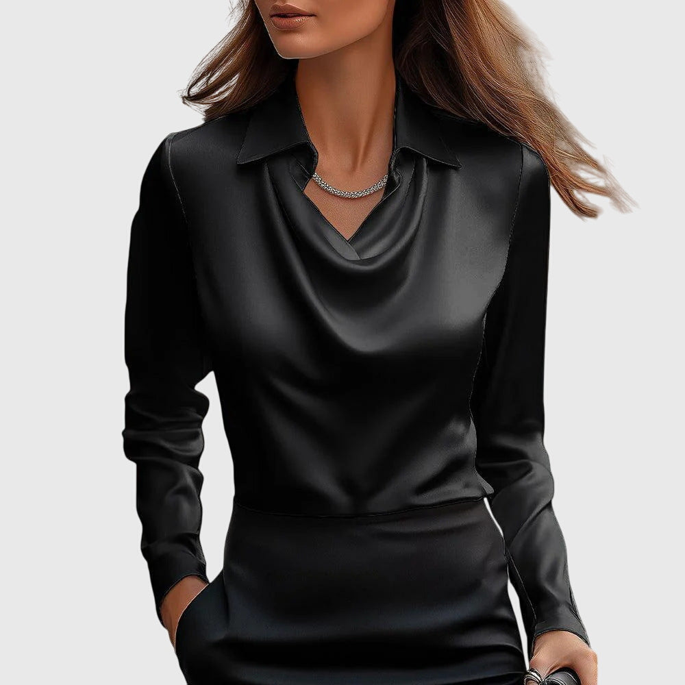 Clara Blouse met Luxe Glans