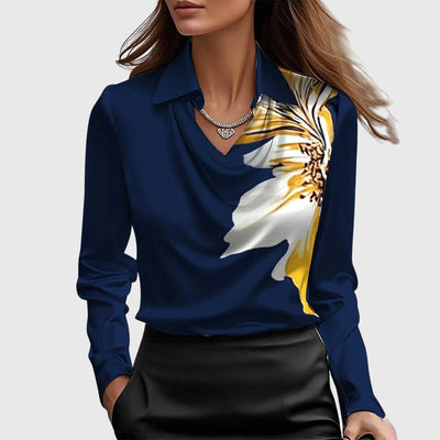 Clara Blouse met Luxe Glans