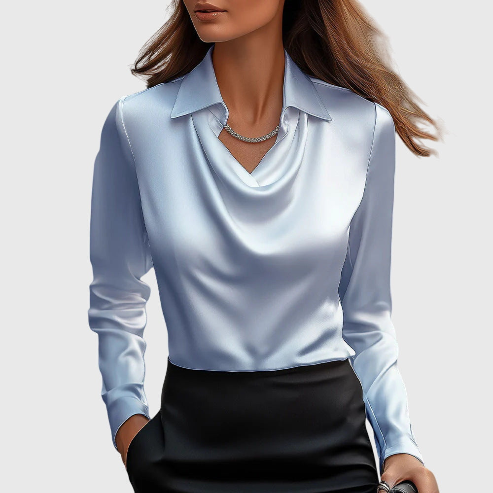 Clara Blouse met Luxe Glans