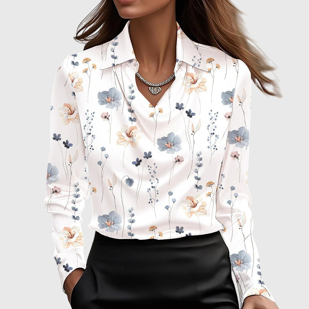 Clara Blouse met Luxe Glans