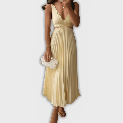 Elegante midi-avondjurk