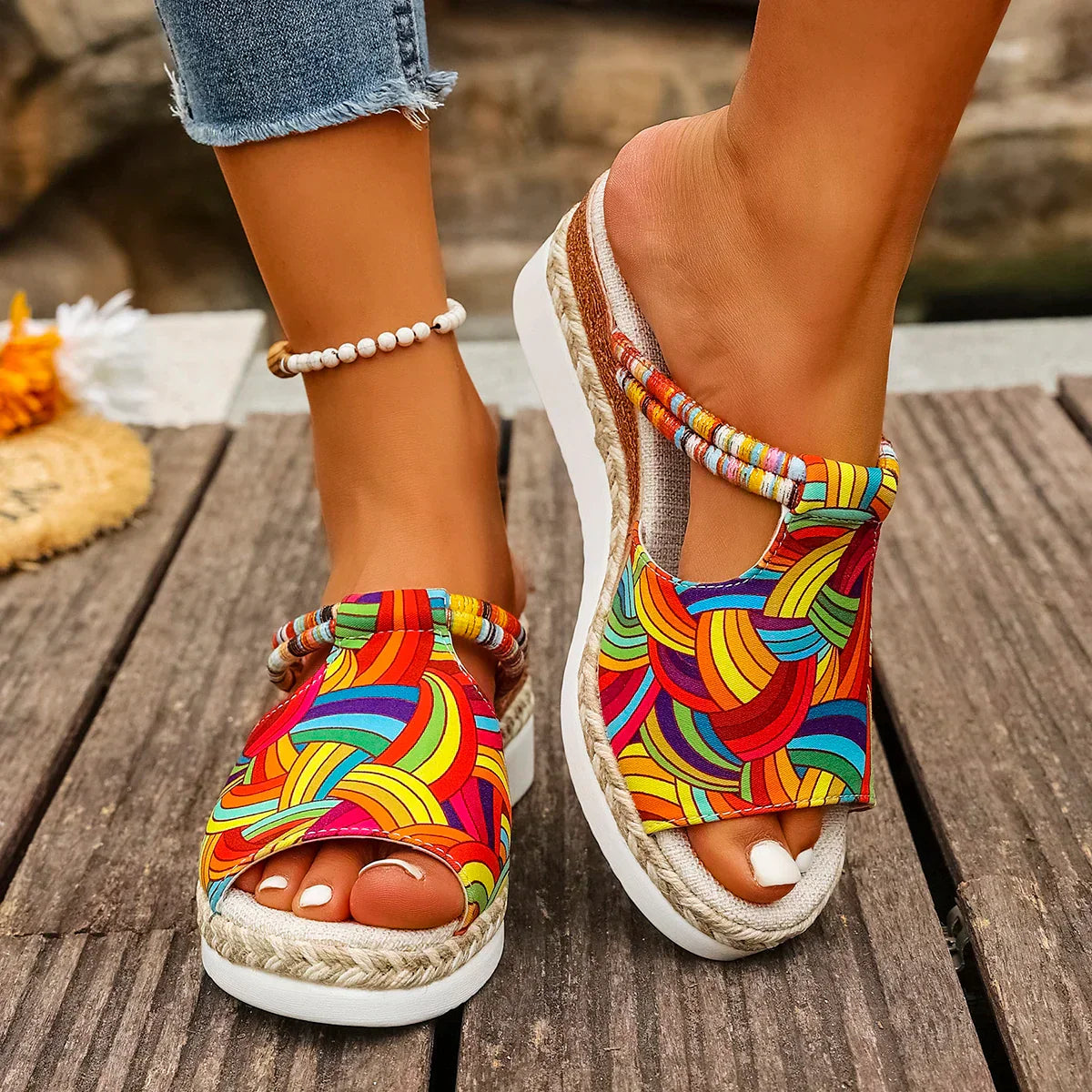 Karina Janeiro Wedgesandalen