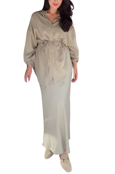 Nora Blouse & Rok Set – Voor Lente tot Herfst
