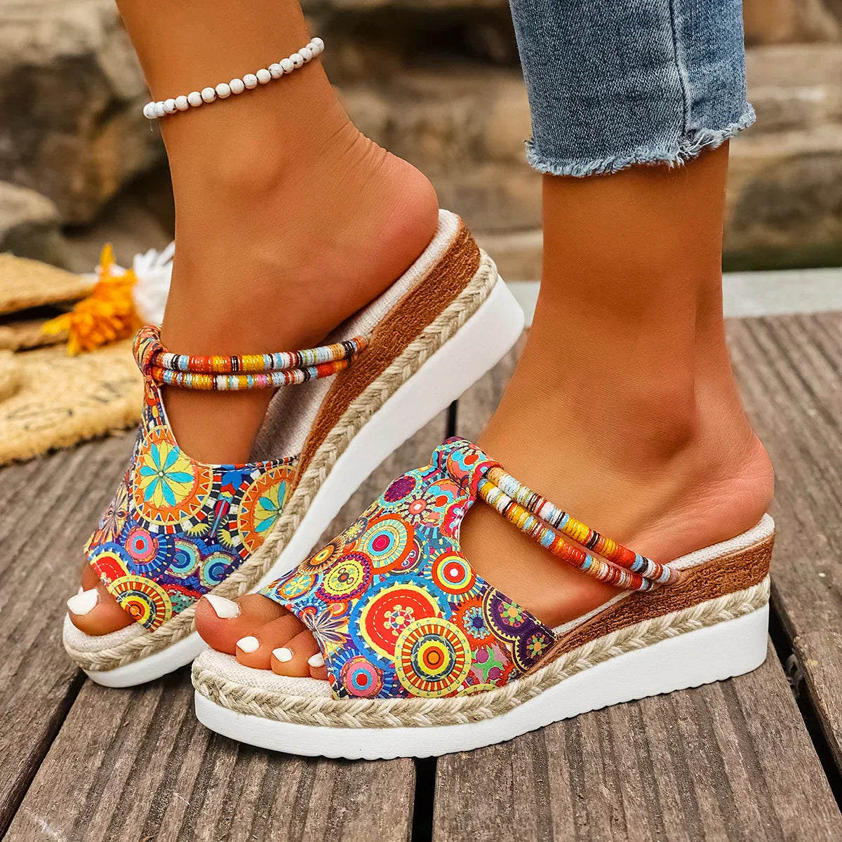 Karina Janeiro Wedgesandalen