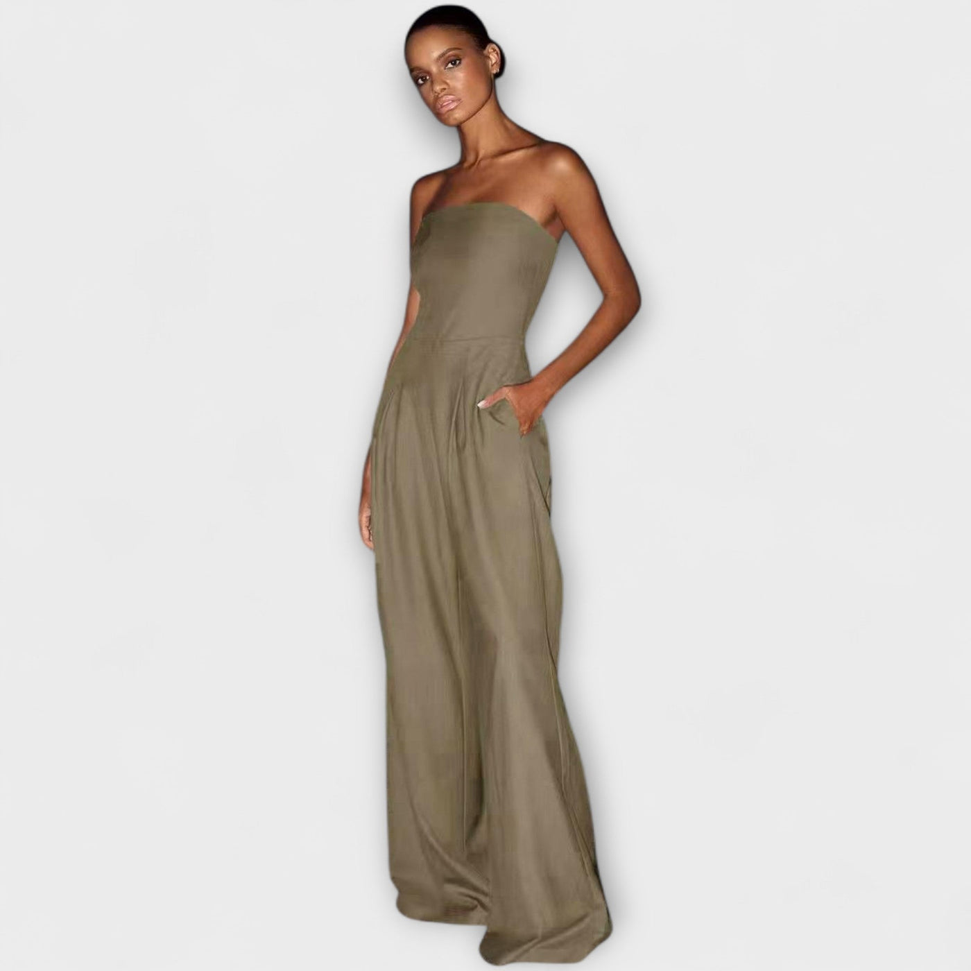 Amélie Elegante Strapless Jumpsuit