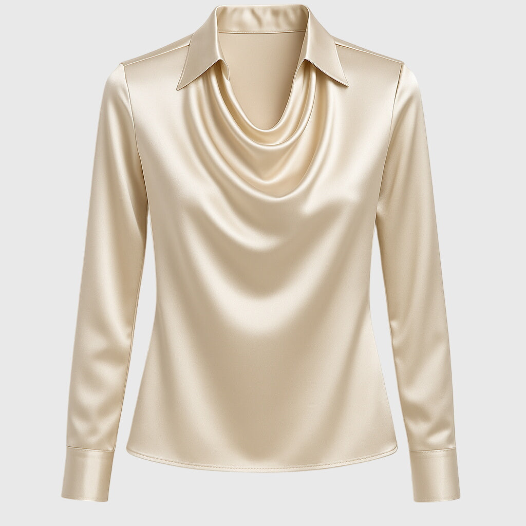 Clara Blouse met Luxe Glans
