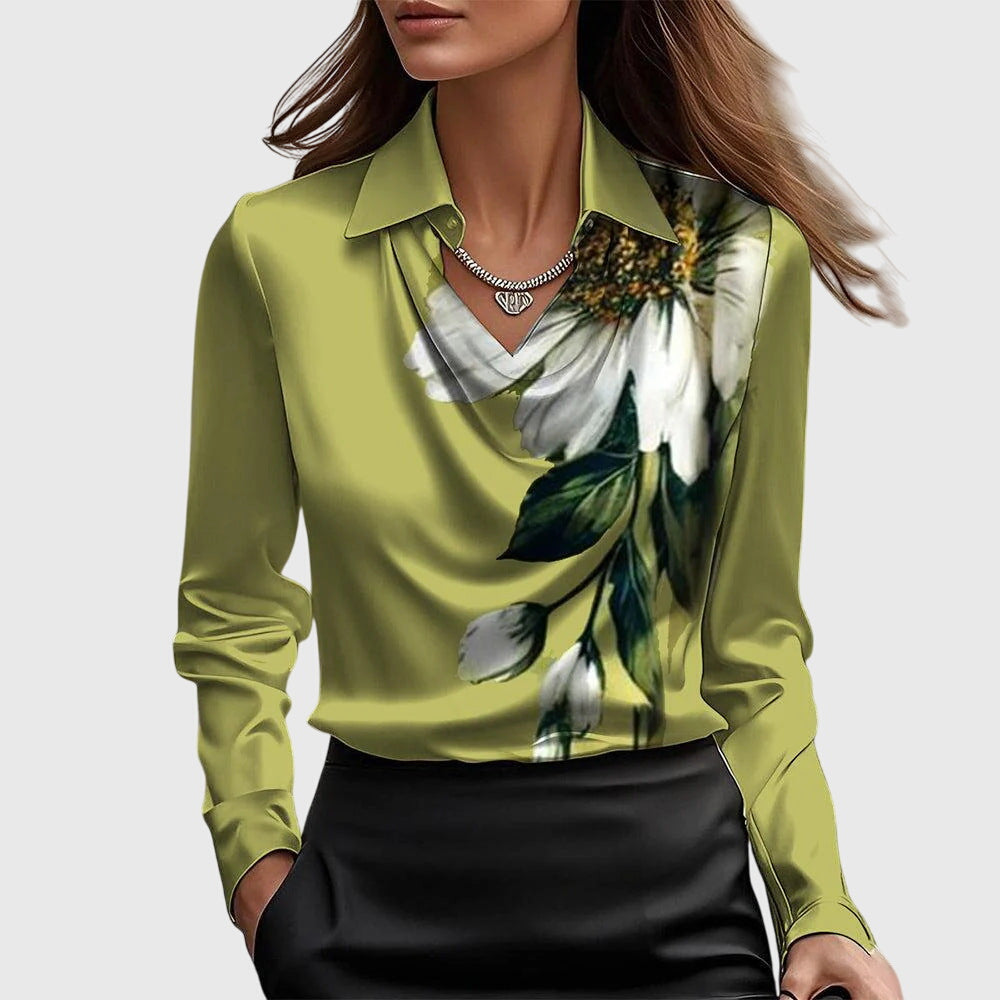 Clara Blouse met Luxe Glans