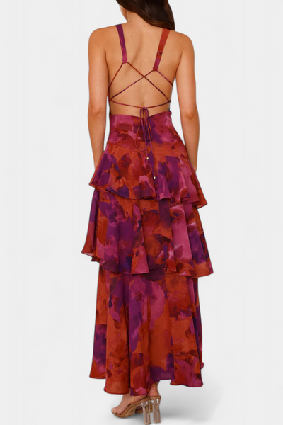 Domenica chiffon jurk
