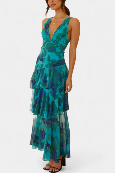 Domenica chiffon jurk
